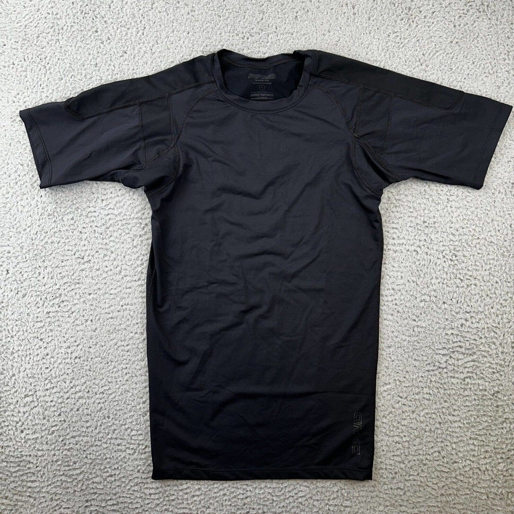 DFND Recovery Compression Training Short Sleeve Shirt Running Black Men’s Large
